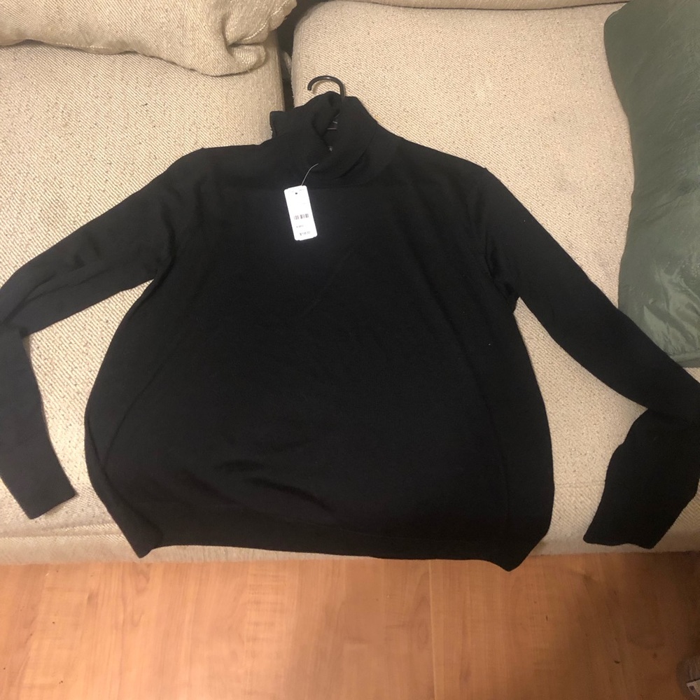 Black, long sleeve turtleneck